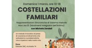 1 marzo Costellazioni familiari (Movimenti Integrativi dell'Anima)