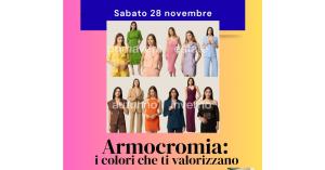 28 novembre: Armocromia, i colori che ti valorizzano