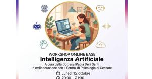 12 ottobre: corso online gratuito sull'Intelligenza Artificiale