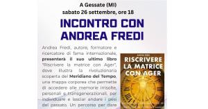 26 settembre: Incontro con Andrea Fredi