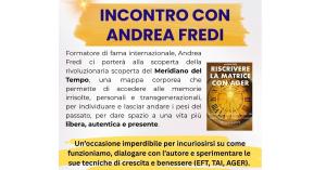 26 settembre: Incontro con Andrea Fredi